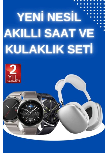 Yeni Nesil Sesli Görüşme Akıllı Saat ve Powerbank Çoklu Şarj Girişli Bluetoo - F180K073-U92