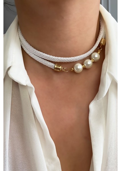 Inci Detay Çift Sıralı Kolye fiyatları