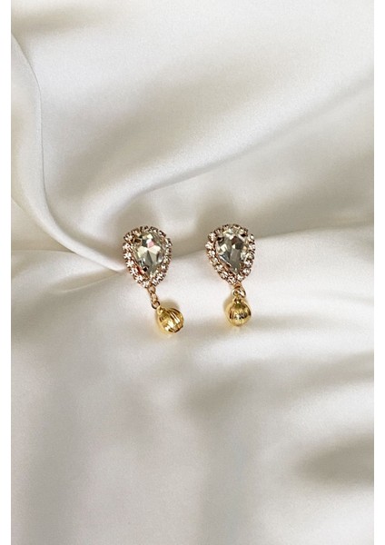 Elmas Görünümlü Şık Abiye Küpe modelleri