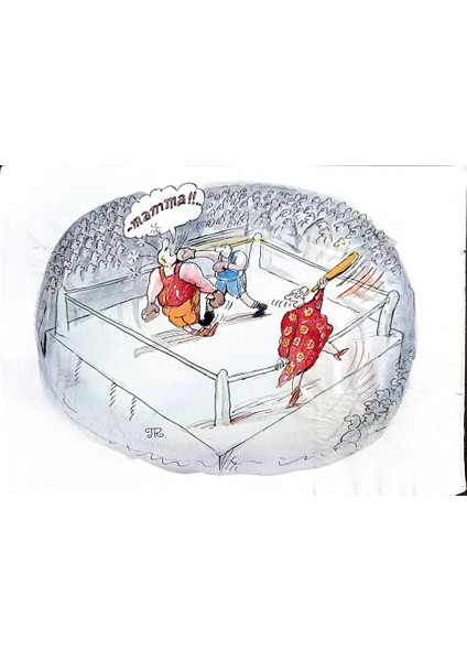 Pyotr Kulinich 29X21CM Orijinal Karikatür Tablo modelleri