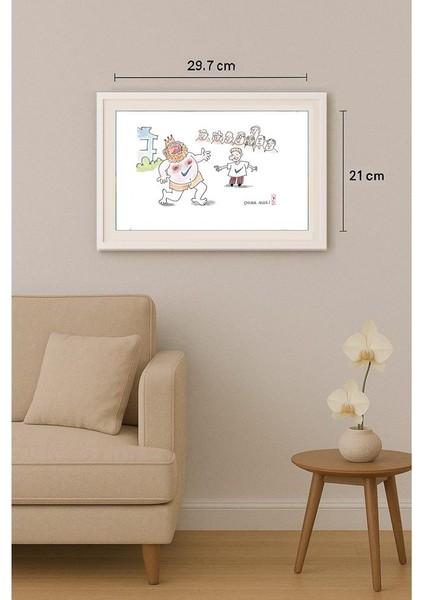 Niu Li 29X21CM Orijinal Karikatür Tablo indirimleri