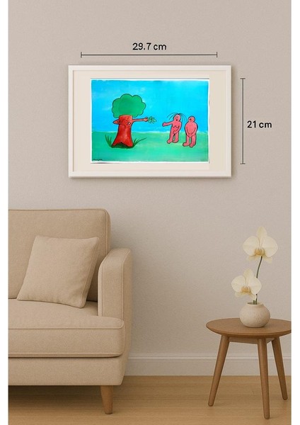 Marjan Rezaie 29X21CM Orijinal Karikatür Tablo indirimleri