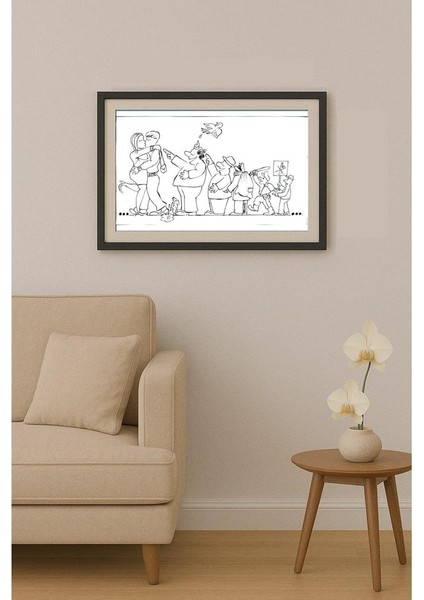 Tode Blazevski 43x23cm Orijinal Karikatür Tablo fiyatları