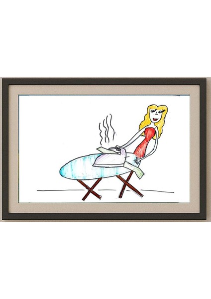 Tarasova Ksenia 29X21CM Orijinal Karikatür Tablo