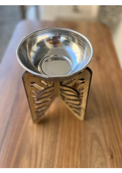 Modern Tasarımlı Ahşap Evcil Hayvan Mama Kabı Tekli fiyatları