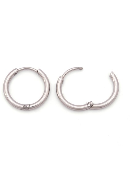 Çelik Halka Küpe Düz Halka Model UNK-821