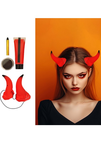 Cadılar Bayramı - Halloween Aksesuar-Monster Makyaj Seti- 1 Ad.