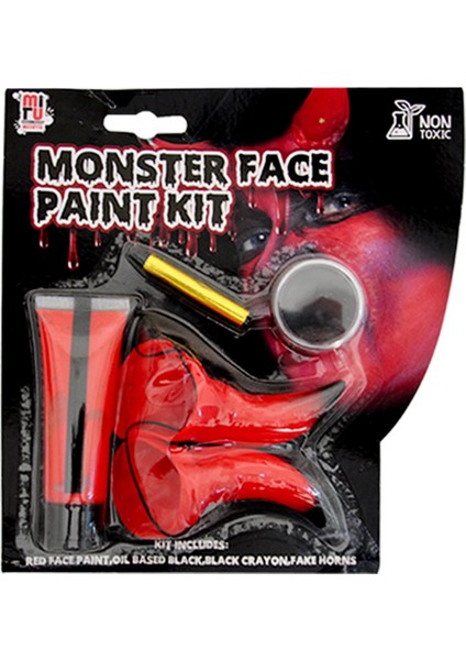 Cadılar Bayramı - Halloween Aksesuar-Monster Makyaj Seti- 1 Ad. fiyatları
