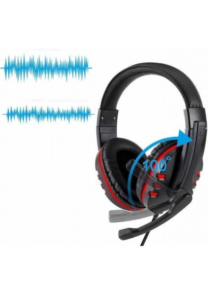 Oyuncu Kulaklığı Kulak Üstü Kablolu Gaming Kulaklık Mikrofonlu Anc Özelliği fiyatları