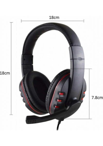 Oyuncu Kulaklığı Kulak Üstü Kablolu Gaming Kulaklık Mikrofonlu Anc Özelliği fırsatları