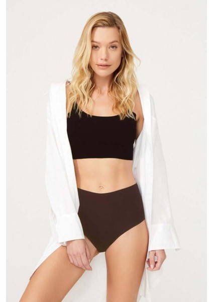 Basic Lazer Kesim Dikişsiz Kadın Boxer Külot 6'lı modelleri
