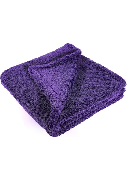 Ultımatecarwax Kurulama Havlusu - 1200GSM Purple Duo Twisted Drying Towel 60X90CM