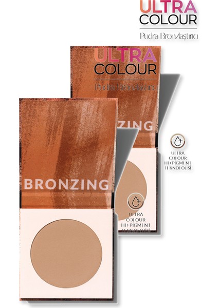 Ultra Colour Sıkıştırılmış Bronzlaştırıcı Pudra - Desert Sun Ikili Set