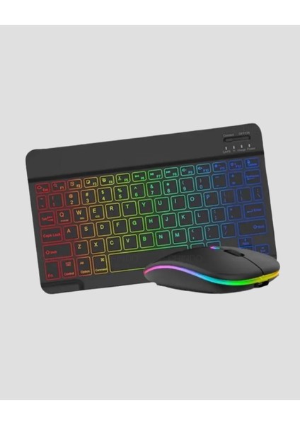 Mtxdpn Aydınlatmalı Türkçe Q Rgb Klavye Sessiz ve Dalı Tuş Takımı fiyatları