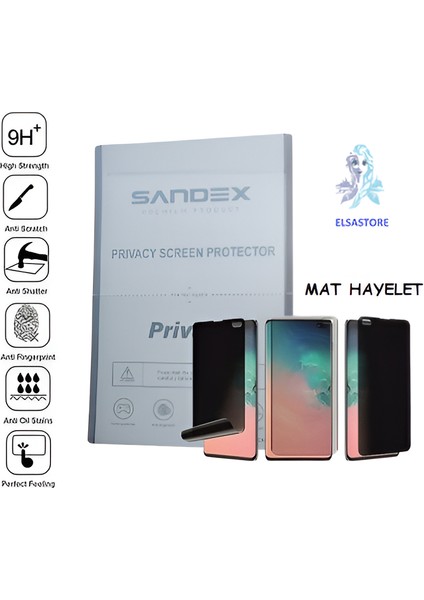 Google Pixel 7 Nano Ekran Koruyucu Esnek Ultra Ince Sandex - Mat Hayalet