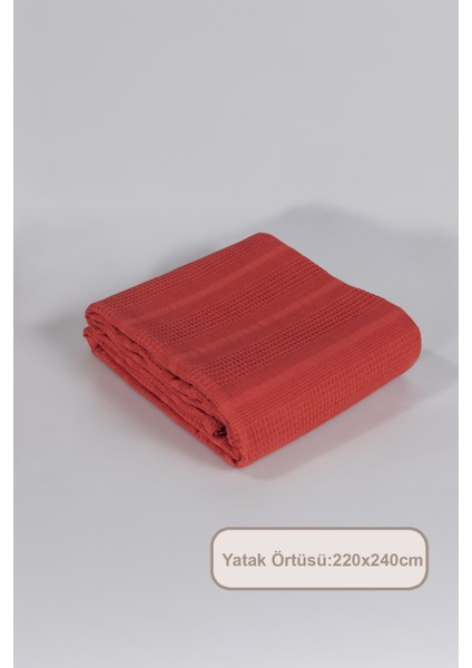 Melany Pike Çift Kişilik %100 Pamuk (200X220 Cm) Tarçın indirimleri