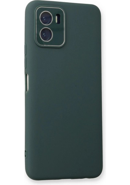 Vivo Y15S Kılıf Lansman Glass Kapak - Koyu Yeşil (K95) modelleri