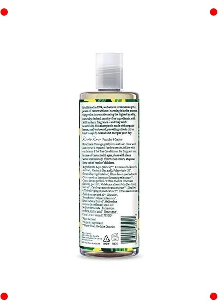 Doğal Şampuan - Limon & Çay Ağacı, 400 ml (Normal & Yağlı Saç) fiyatları