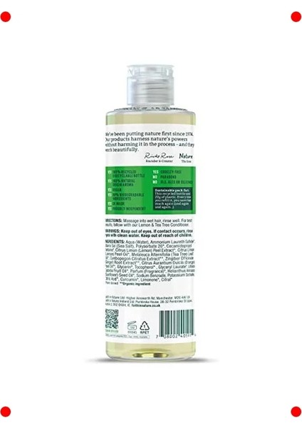 Doğal Şampuan - Limon & Çay Ağacı, 400 ml (Normal & Yağlı Saç) modelleri