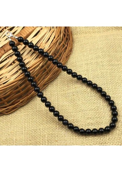 Fırsat Ürünü Siyah Inci Kolye