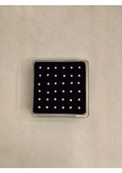 925 Ayar Gümüş Zirkon Taşlı Top Model Gümüş 1 Adet Hızma (2mm) modelleri