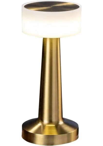 Kablosuz Renkli Masa ve Gece Lambası Altın Rengi Dokunmatik LED Lamba - F308K983-U97308 modelleri