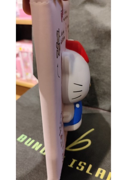 Hello Kitty 3D Kapaklı Cilltli Çizgili Defter modelleri