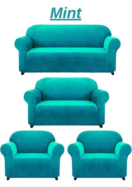 3+2+1+1dokuma Jakar Koltuk Örtüsü. Lastikli, Esnek, Yıkanabilir Koltuk, Kanepe, Çekyat Örtüsü/kılıfı