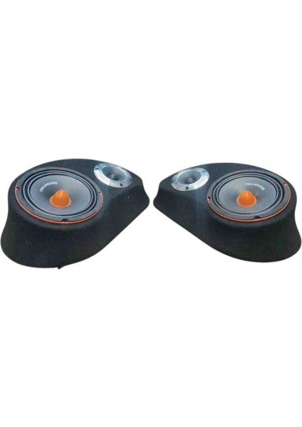 Polyesterli Boş Pandizot 16 cm Hoparlör 10 cm Tweeter Yuvalı Siyah Mdf (2 Adet Sağ ve Sol ) fiyatları