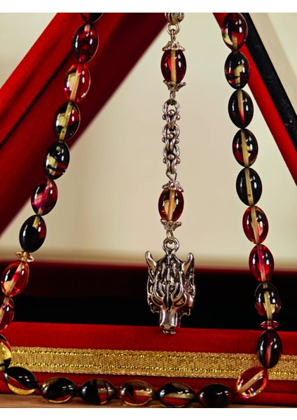 Ateş Kehribar Tesbih Sistem Püsgüllü Orjinal Ürün fırsatları