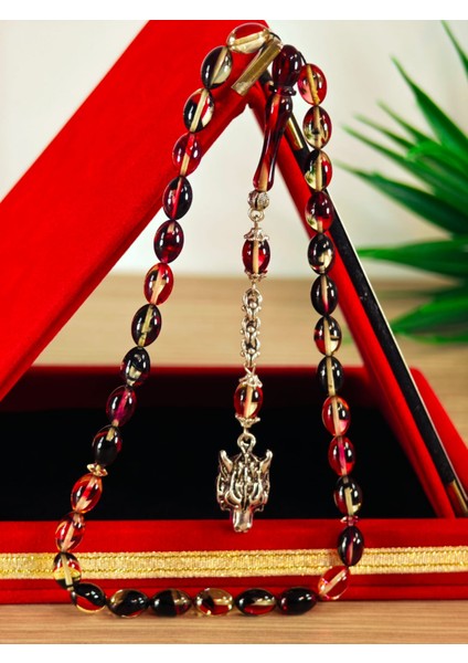 Ateş Kehribar Tesbih Sistem Püsgüllü Orjinal Ürün indirimleri