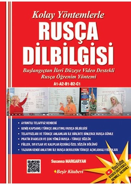 Kolay Yöntemlerle Rusça Dilbilgisi Renkli Resimli Video Destekli Karekodlu