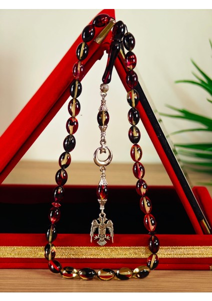 Ateş Kehribar Tesbih Sistem Püsgüllü Orjinal Ürün fiyatları