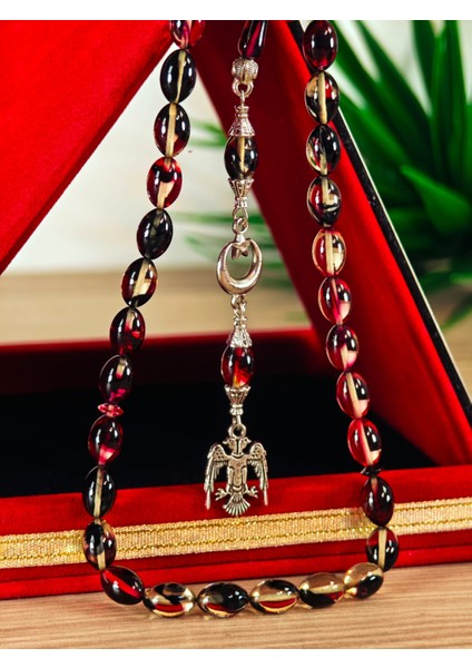 Ateş Kehribar Tesbih Sistem Püsgüllü Orjinal Ürün fırsatları