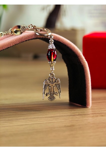 Ateş Kehribar Tesbih Sistem Püsgüllü Orjinal Ürün