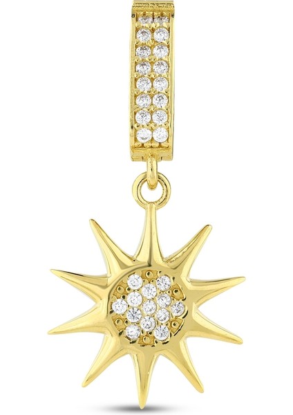 Altın Güneş Kolye Ucu - 14K fiyatları