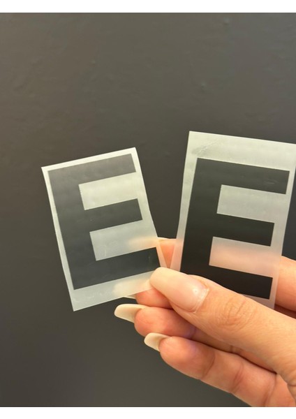 2 Li Ütü Ile Yapışan E Harfi Arma Transfer Baskı 5x4 cm modelleri