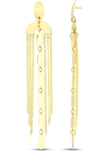 Tasarım Altın Küpe - 14K fiyatları