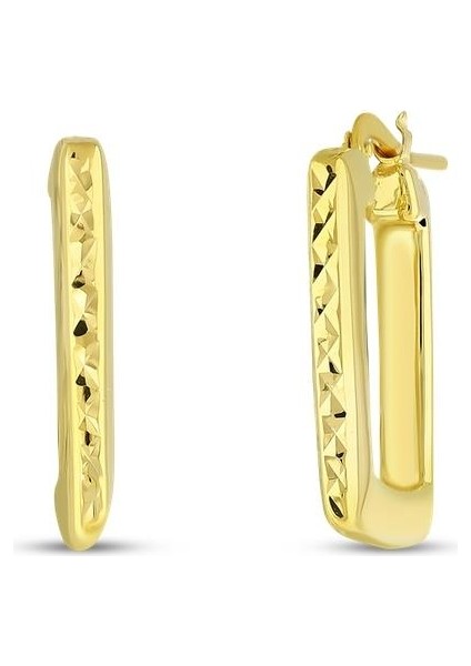 Tasarım Altın Küpe - 14K