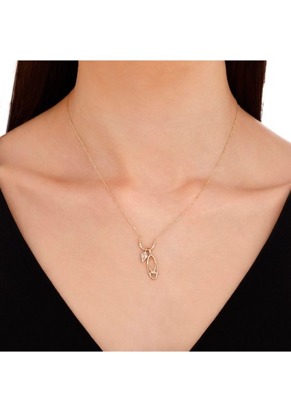 Altın Tasarım Kolye - 14K modelleri