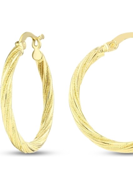 Altın Halka Küpe - 14K fiyatları