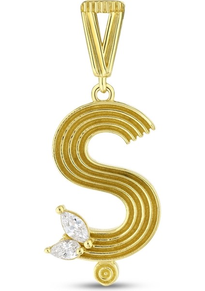 Altın Ş Harf Kolye Ucu - 14K fiyatları