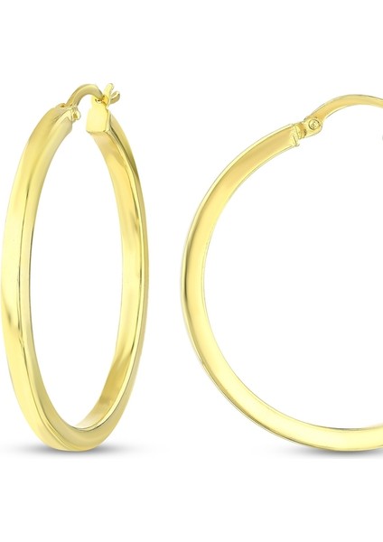 Altın Halka Küpe - 14K fiyatları