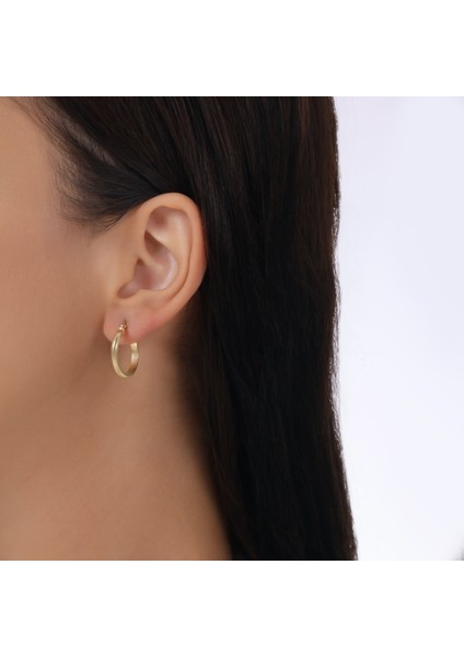 Altın Halka Küpe - 14K modelleri