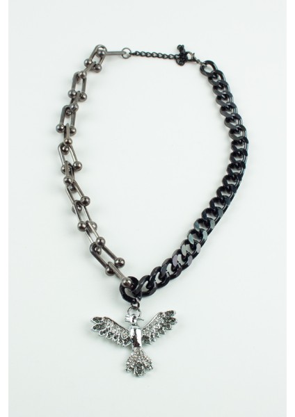 Zirkon Taşlı Ankakuş Figür Kolye modelleri