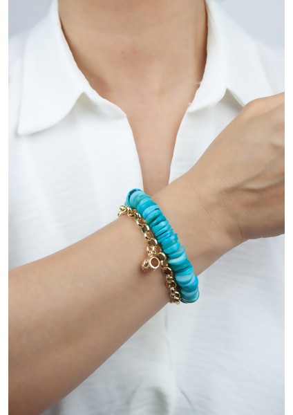 Doğaltaş Zincir Bileklik