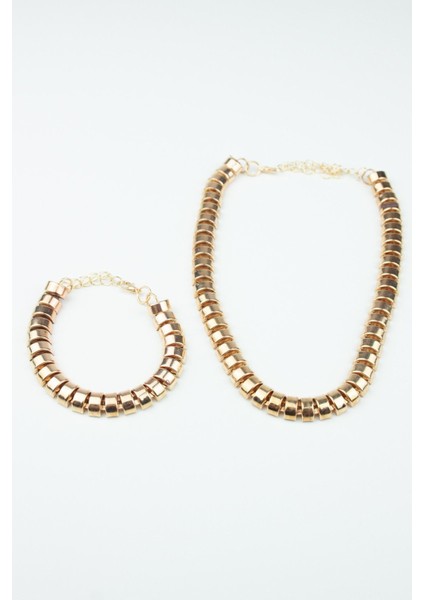 Gold Kolye Bileklik Set modelleri