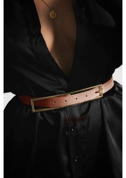 Büyük Tokalı Vegan Kemer