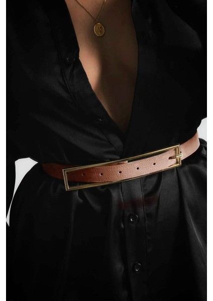 Büyük Tokalı Vegan Kemer modelleri