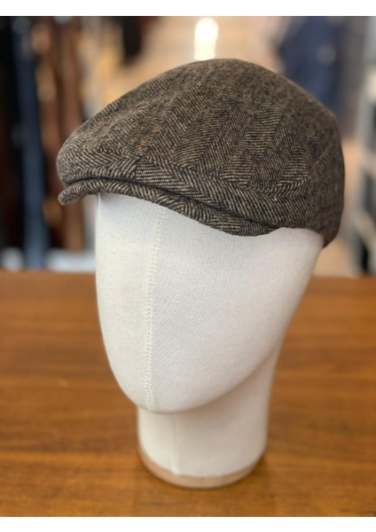 Ingiliz London Model Kaşe Kumaş Kasket Şapka